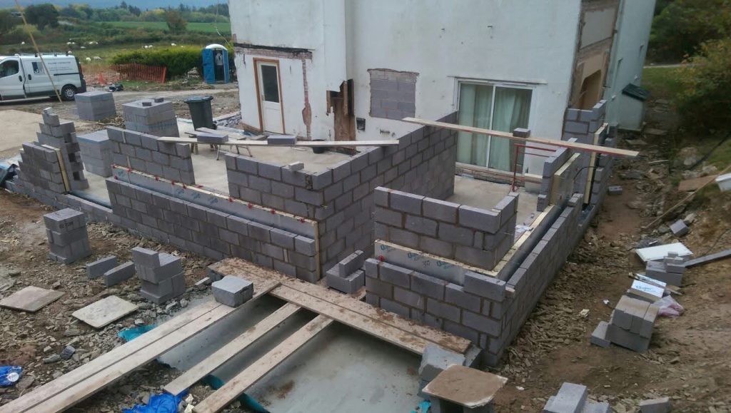 Residential building renovation North Wales