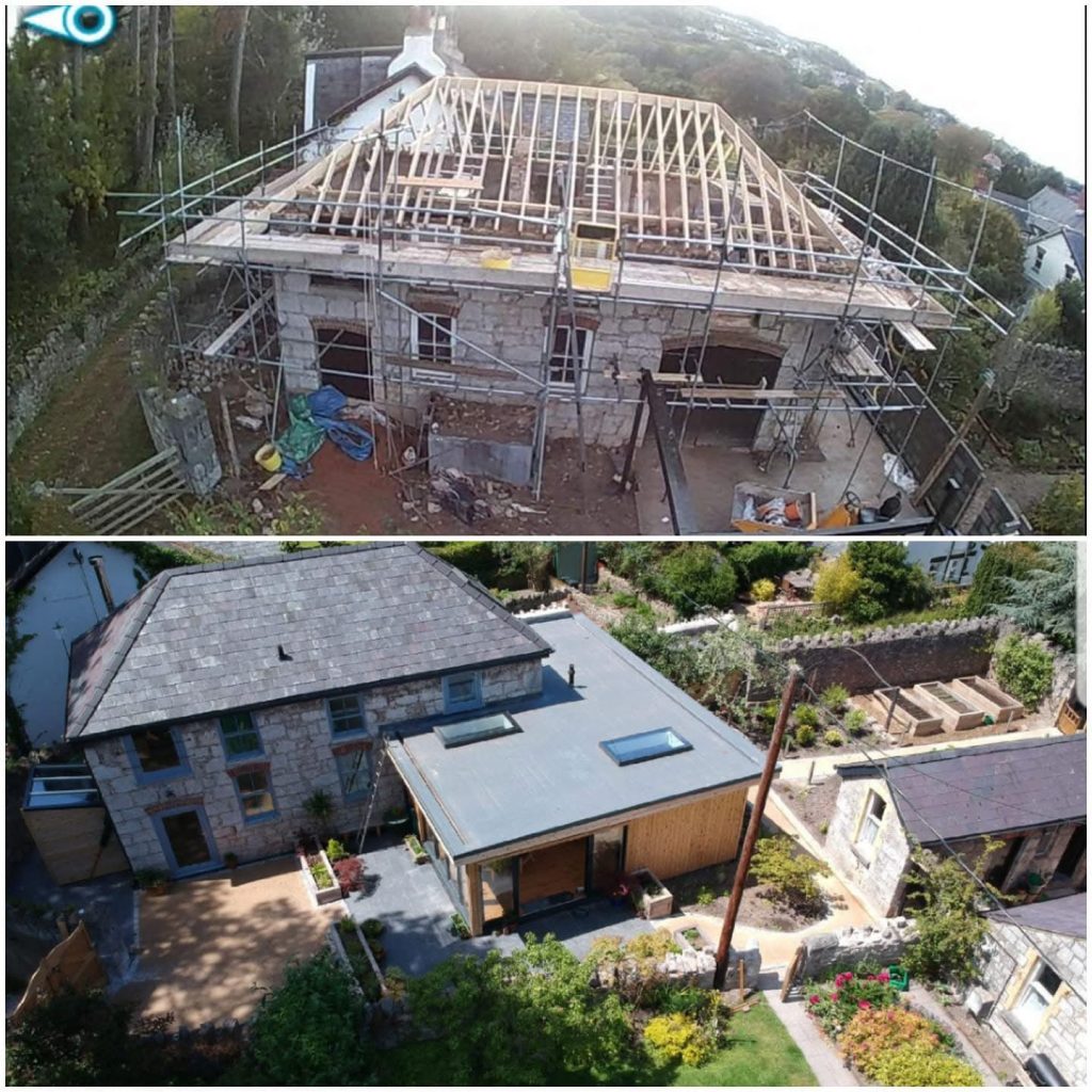 Residential building renovation North Wales